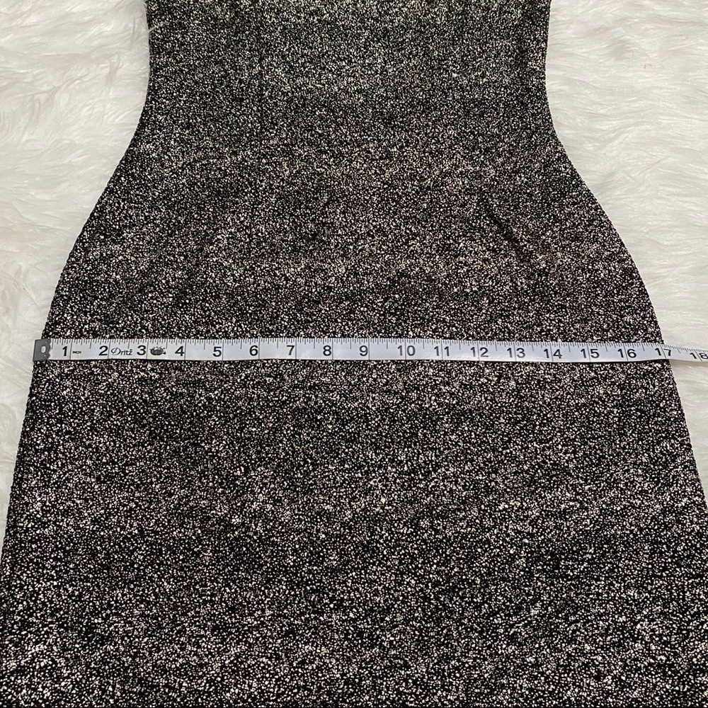 BAR III Gold Fitted Dress - Picture 6 of 8